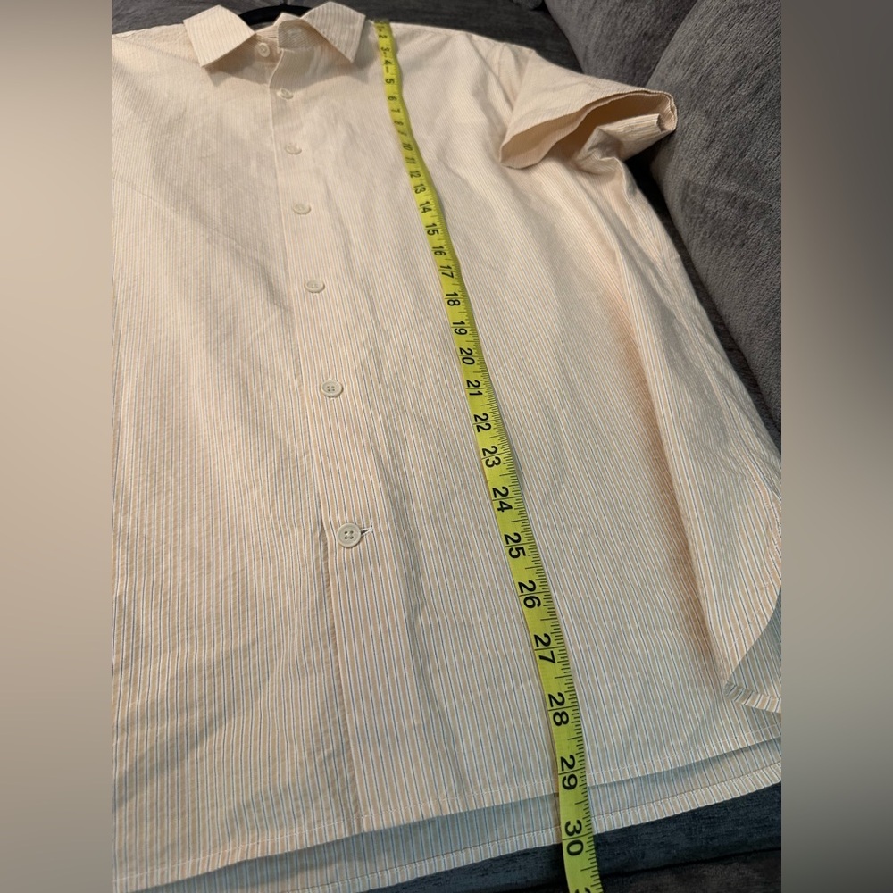 Vince Peninsula Stripe Short Sleeve Shirt Large - Picture 9 of 9